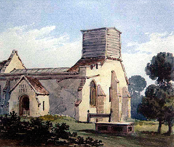 Segenhoe church about 1823 by George Shepherd